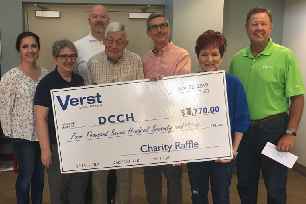 Verst Logistics Supports DCCH Mission
