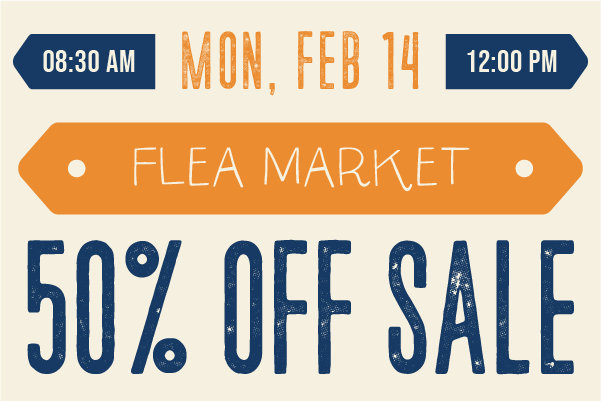 Flea Market 50% Off Sale